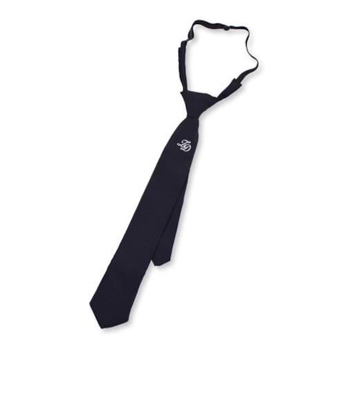 ZD ロゴ 刺繍 ネクタイ