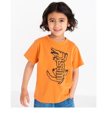 WASK ロゴ 天竺 ゾウ ワニ Tシャツ (S~LL)