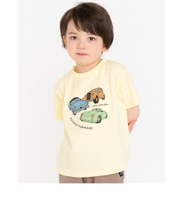 車 プリント 天竺 Tシャツ (80~130cm)