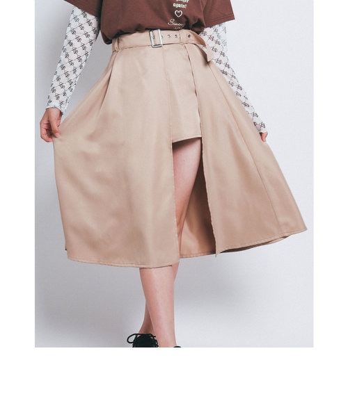 ベルト ラップ スカート ショートパンツ (130~160cm)｜ベベ オンライン