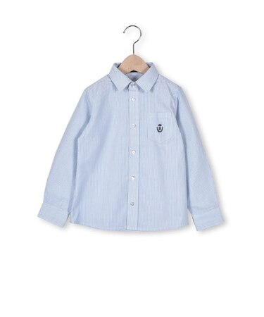 フォーマル コットン オックス ストライプ シャツ (110~130cm)