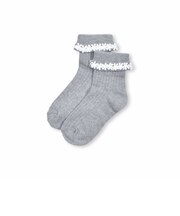 花 フラワー レース 付き 折り返し ソックス (11~24cm)