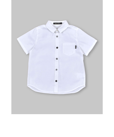 コットンオックスくるみボタンシャツ(80~150cm)