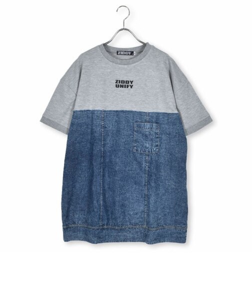 デニムドッキングワンピース(130~160cm)