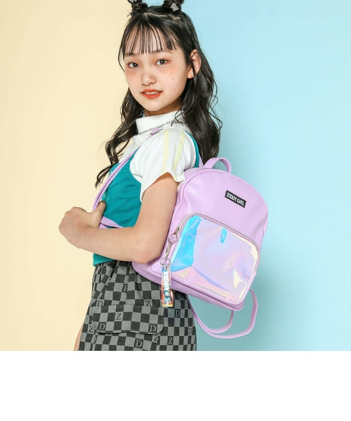 【 ニコ☆プチ 掲載 】mini合皮リュック