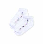 花柄チュール付きアンクルソックス(11~24cm)