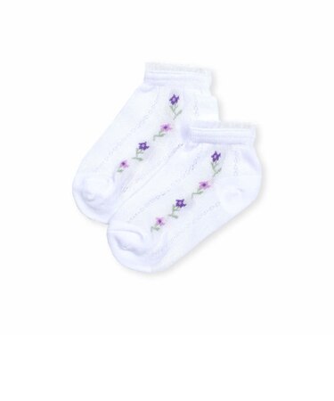 花柄チュール付きアンクルソックス(11~24cm)