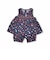 フリル襟チェリー柄チュニック+ブルマセットアップベビー(70~80cm)