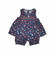 フリル襟チェリー柄チュニック+ブルマセットアップベビー(70~80cm)