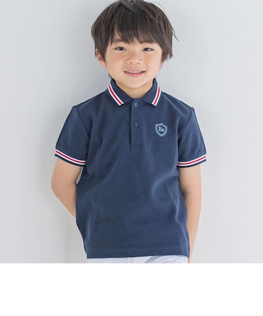 【お揃い】ライン入りポロシャツ(90~150cm)