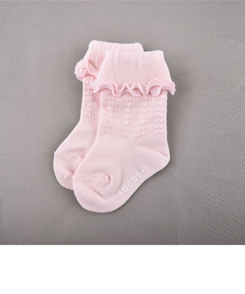 レーシー折り返しハイソックス