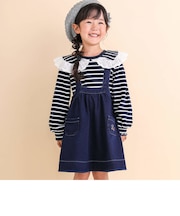 ニットデニムジャンパースカート(80~130cm)