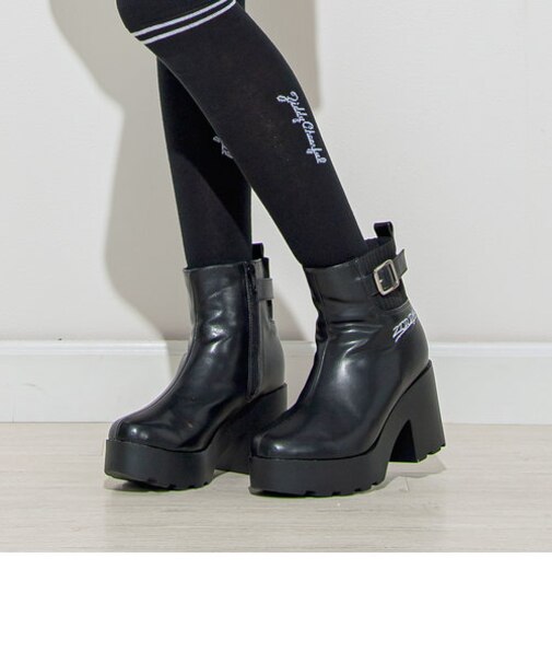 【 ニコ☆プチ 掲載 】サイドゴアブーツ(21~24cm)