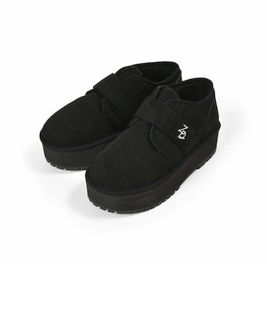 【 ニコ☆プチ 掲載 】厚底ムートンブーツ(21~24cm)