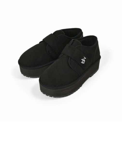 【 ニコ☆プチ 掲載 】厚底ムートンブーツ(21~24cm)