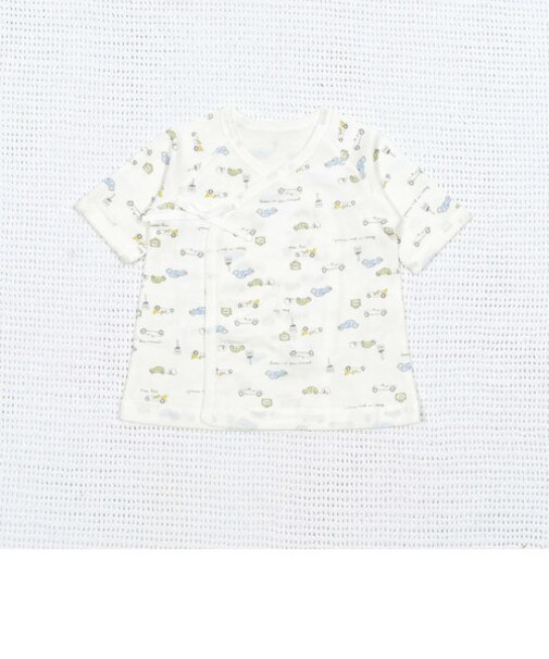 【 日本製 】コットンフライス短肌着(50~60cm)