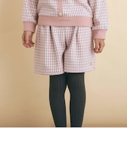 チェック柄タック入りショートパンツ(90~130cm)