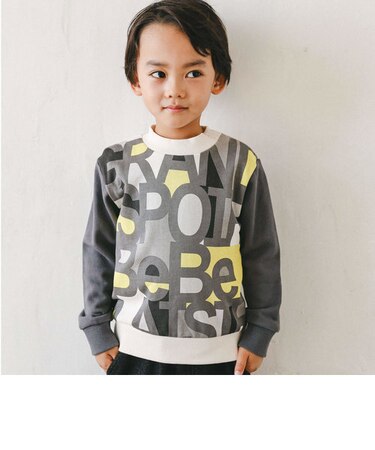 BIGロゴ配色トレーナー(80~150cm)