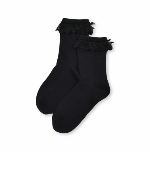 【店舗限定】ハート柄レースリボンソックス(15~24cm)