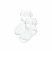 【店舗限定】ハート柄レースリボンソックス(15~24cm)