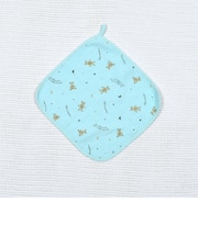 ガーゼクマプリントハンドタオル