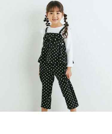 リボンビスチェ+フリルウエストパンツセットアップ(90~140cm)