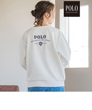 【POLO BCS(ポロ・ビーシーエス)×SLAP SLIPコラボ】【お揃い】胸刺しゅうバックプリントトレーナー
