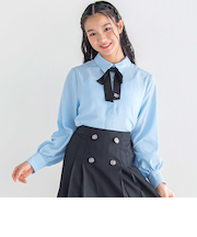 リボンタイ付きブラウス(130~160cm)