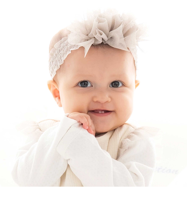 チュールヘアバンド