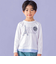 エッフェル塔レタープリントレイヤード風長袖Tシャツ(90~150cm)