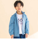 綿ワッシャー袖取り外し2WAYジャケット(90~130cm)