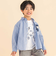 ギンガムチェックシャツ+Tシャツセット(80~130cm)