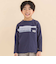 【お揃い】天竺ギンガムJQ切り替えTシャツ(80~130cm)