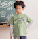 ワッペンTシャツ＋ロゴ柄ロンT セット(100~160cm)