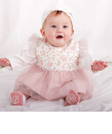 花柄袖フリルラメチュールドレススタイベビー【専用ケース付き】｜ベベ オンライン ストアの通販｜&mall（アンドモール）三井ショッピングパーク公式通販 【BEBE様専用】 ツーウェイオール、ねくるみ