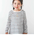 【スララク/防汚加工】ときめきデザイン女の子長袖Tシャツ(80~130cm)