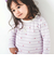 【スララク/防汚加工】ときめきデザイン女の子長袖Tシャツ(80~130cm)