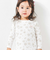 【スララク/防汚加工】ときめきデザイン女の子長袖Tシャツ(80~130cm)