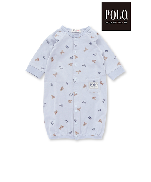 Ralph Lauren POLOベア 総柄2wayロンパーススタイ 70