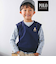 【POLO BCS(ポロ・ビーシーエス)×SLAP SLIPコラボ】【お揃い】POLO総柄プリントTシャツ+クマさん刺しゅうベスト2点セット(80~130cm)