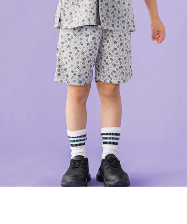 【お揃い】ボタニカル柄クライムハーフパンツ(95~150cm)