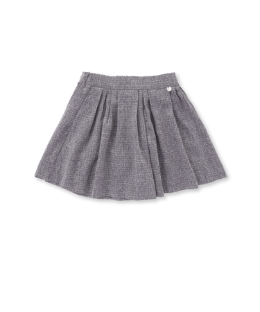 ツイード風ランダムタックキュロットパンツ(95~150cm)