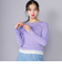 【 ニコ☆プチ 掲載 】クロスネック裾花柄Tシャツ(130~160cm)