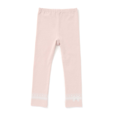 裾レースプリントレギンス(80~130cm)