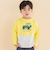 天竺スパンフライス配色くるまプリント長袖Tシャツ(80~130cm)