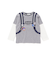 重ね着風リュックプリントTシャツ(80~130cm)