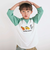 乗り物恐竜ポコポコサガラ刺しゅう7分袖ラグランTシャツ(80~130cm)