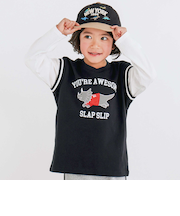 恐竜ビブス風ドッキングTシャツ(80~130cm)