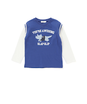 恐竜ビブス風ドッキングTシャツ(80~130cm)