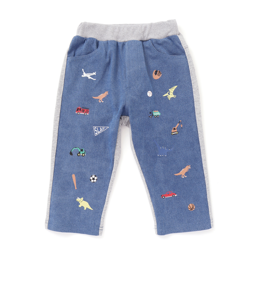 フロントプリント前後切り替えパンツ(80~130cm)